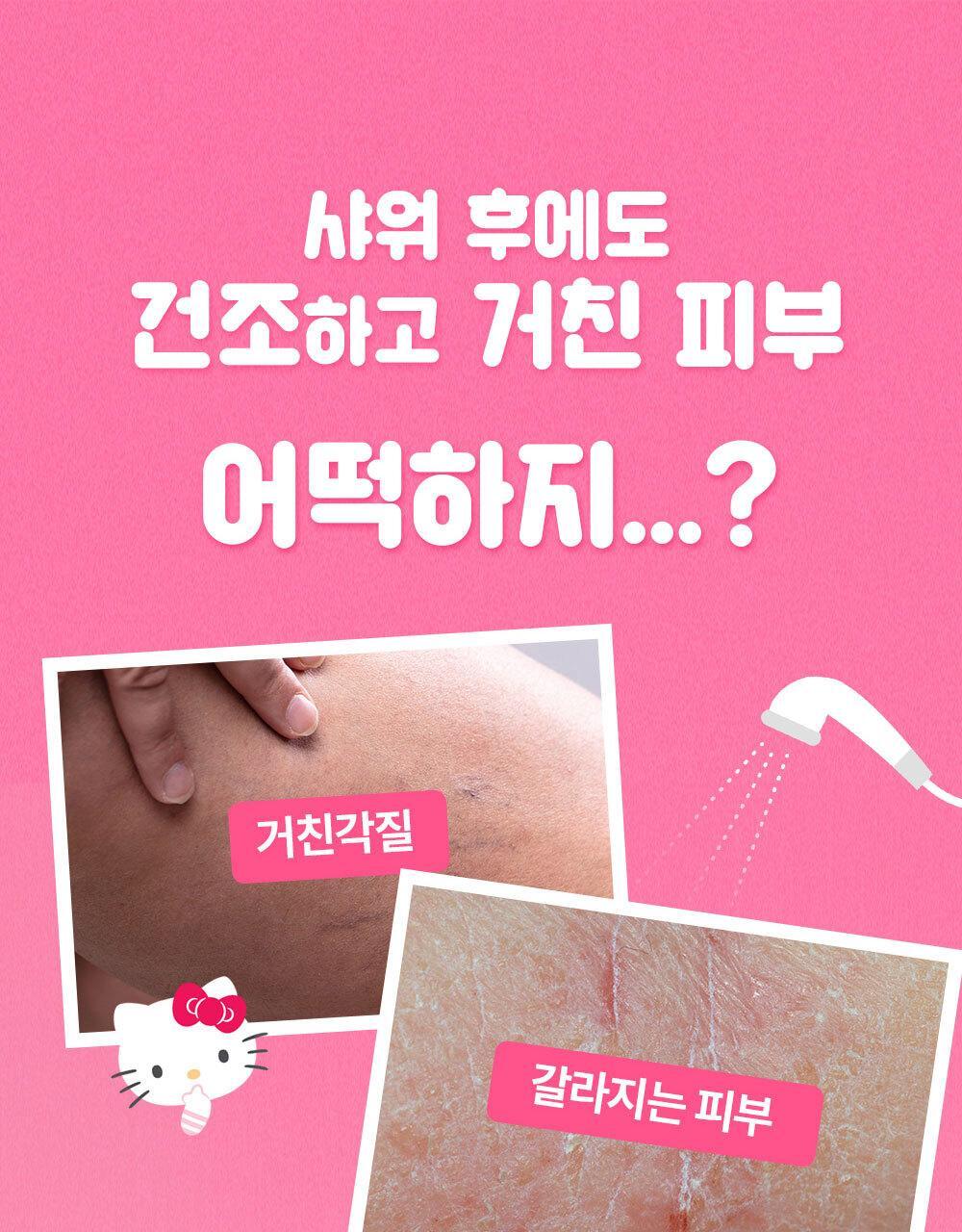 plu Moisture Glow Scrub Body Wash (HELLO KITTY Edition)