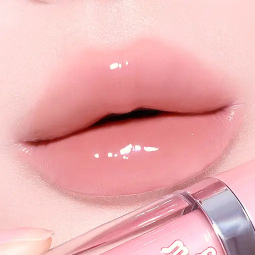 AMUSE x Monchhichi - Jel-Fit Gloss - [Monchhichi Edition] 01 Oat Vanilla + Lip Balm Ring