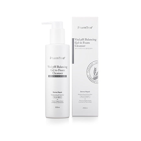 PharmTree - VITAL pH Balancing Gel to Foam Cleanser 200ml [K-Pharmacy Item]