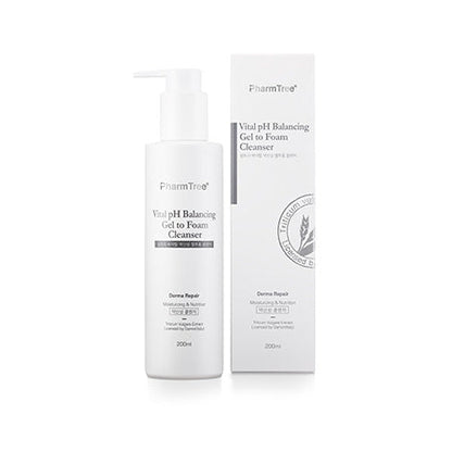 PharmTree - VITAL pH Balancing Gel to Foam Cleanser 200ml [K-Pharmacy Item]