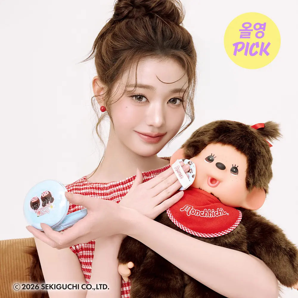 AMUSE x Monchhichi - Airy Pore Cover Cushion
