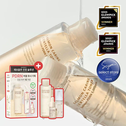HEVEBLUE - Salmon PDRN Caring Centella Toner 200ml