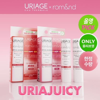 [Exclusive] URIAGE X rom&amp;nd - Stick Lèvres Colored Lip Balm