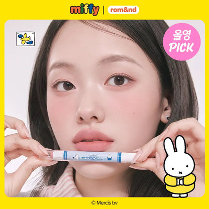 rom&amp;nd X Miffy - Blurffy Lip Crayon