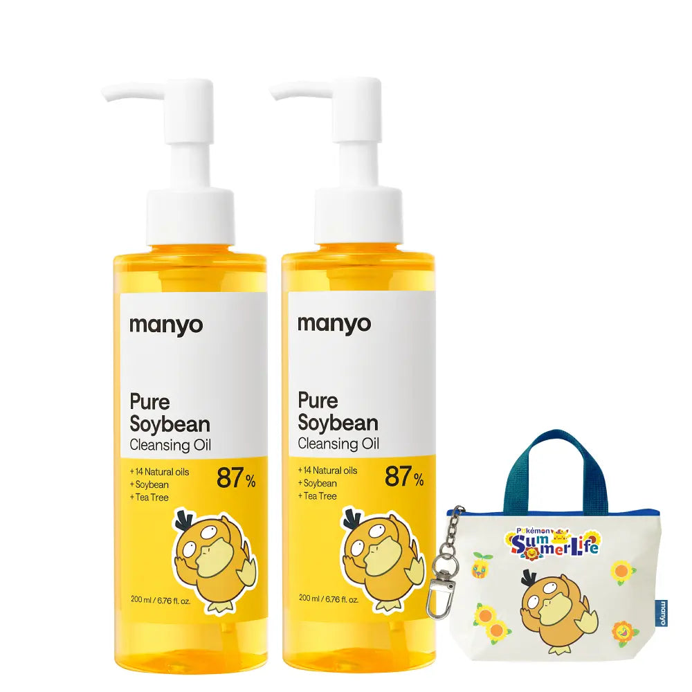 ma:nyo - Pure Soybean Cleansing Oil 200ml x 2ea + Keychain (Pokémon Collaboration)