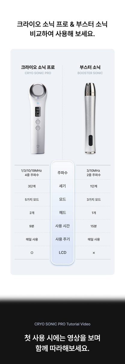 [Glow.M] Cryo Sonic Pro (Cooling, Firming &amp; Radiance Care)
