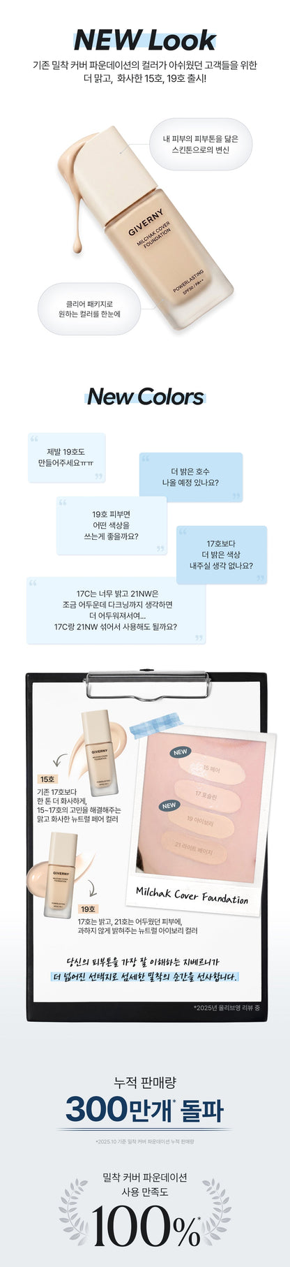 GIVERNY - Milchak Cover Foundation + ZB1 Sung Hanbin &amp; Seok Matthew Photo Sticker
