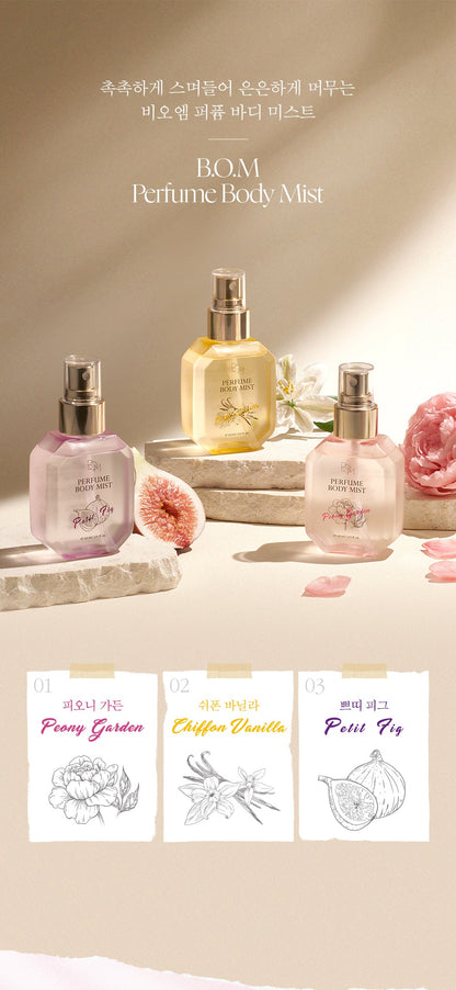 B.O.M - Perfume Body Mist (3 Options)