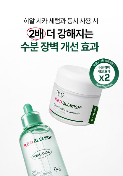 Dr.G - Red Blemish Clear Soothing Cream 70ml x 2ea + Mist + Squirtle Mesh Bag (Pokémon Collaboration)