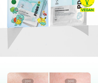 VT - PDRN Hydrogel Mask 4ea + Sticker (Pokémon Collaboration)