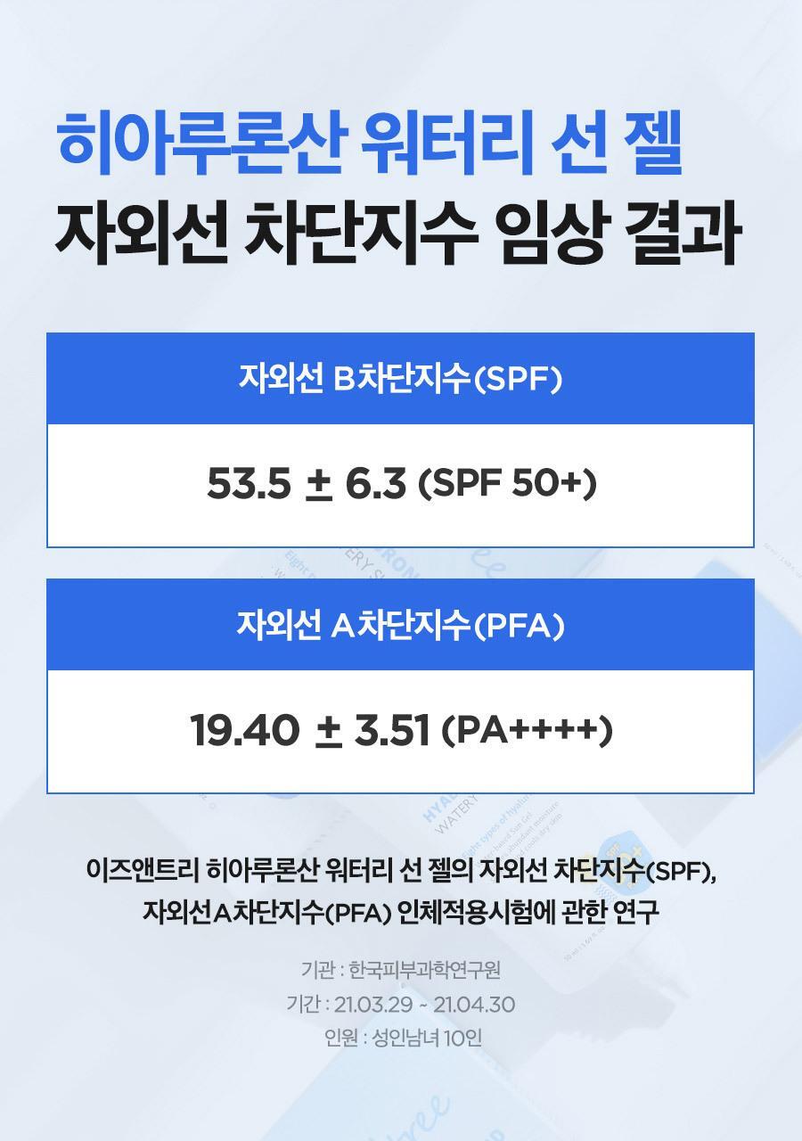 ISNTREE - Hyaluronic Acid Watery Sun Gel 50ml (NCT JAEMIN Pick)