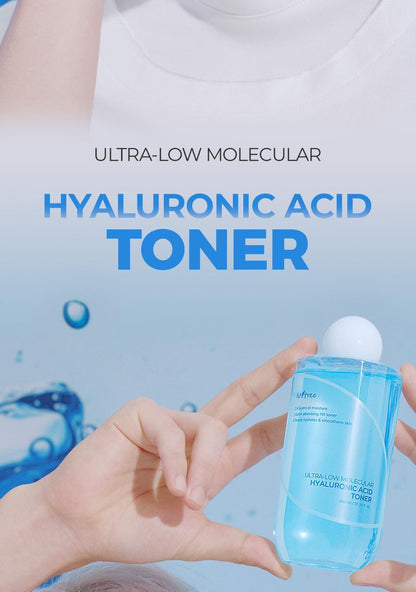 ISNTREE - Ultra-Low Molecular Hyaluronic Acid Toner 300ml (NCT JAEMIN Pick)