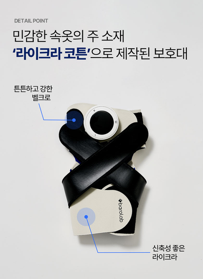 BAROLAB TENS ON Foot &amp; Ankle Massager — wrap materials and controller detail