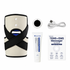 BAROLAB TENS ON Knee Massager — standard device package with controller, cable, gel and manual