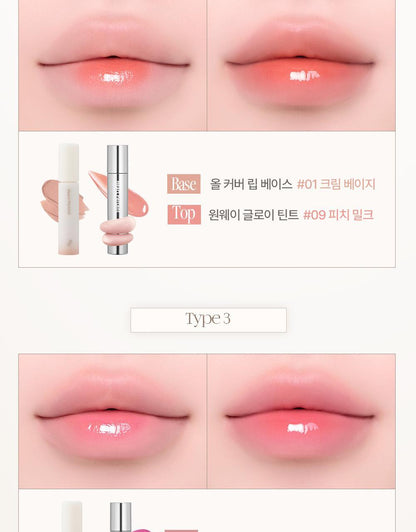 Heart Percent - Dote On Mood All Cover Lip Base (LEEHAN’s Pick)