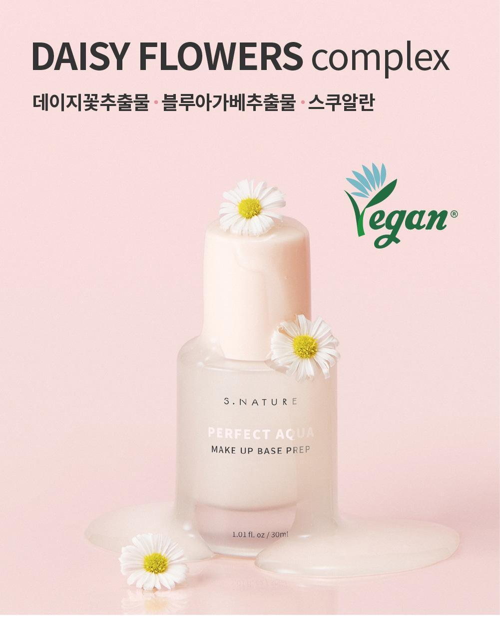 S.NATURE Perfect Aqua Make Up Base Prep 30ml (LIZ&