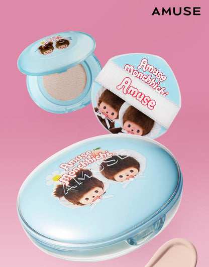AMUSE x Monchhichi - Airy Pore Cover Cushion