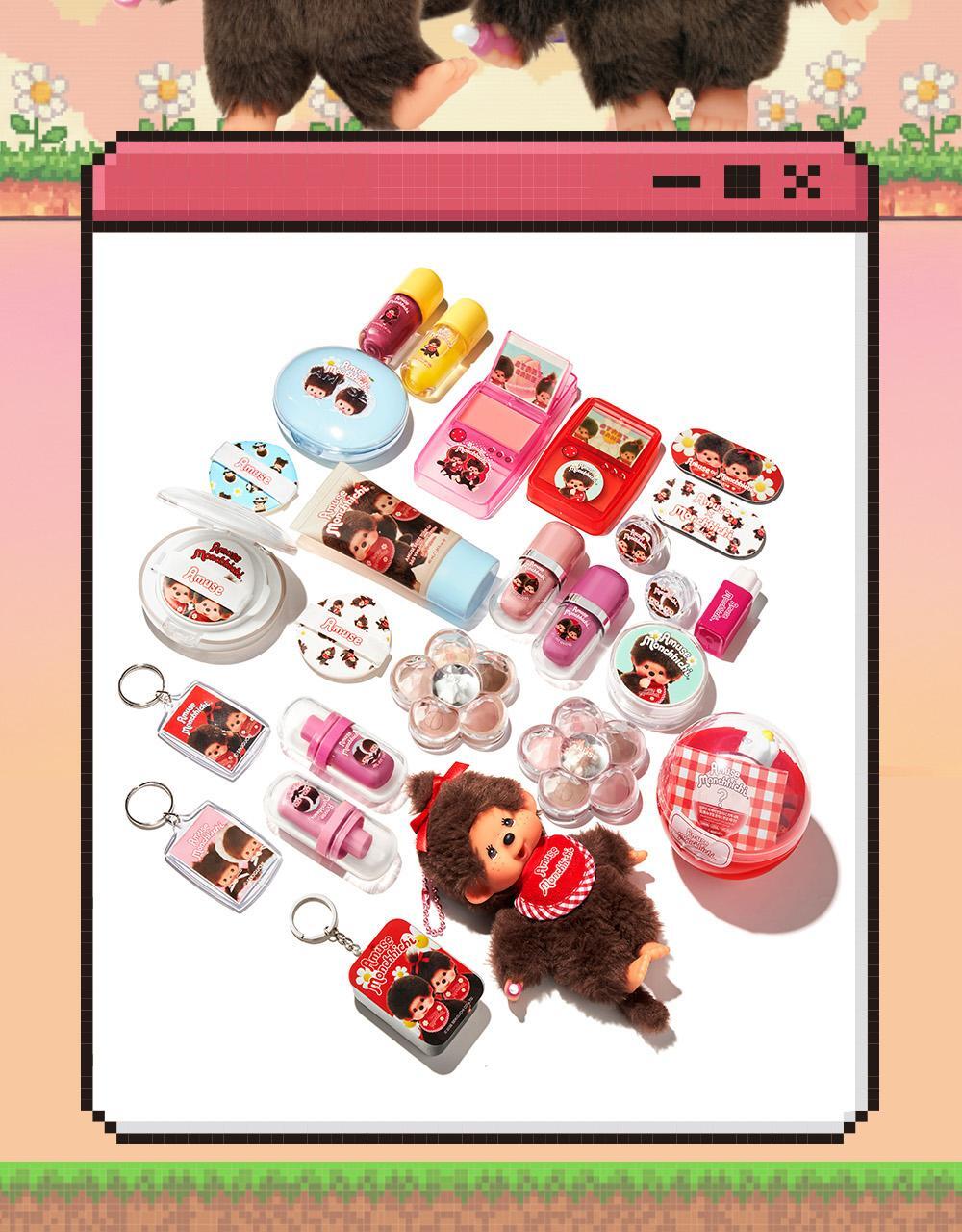 AMUSE x Monchhichi - Airy Pore Cover Cushion