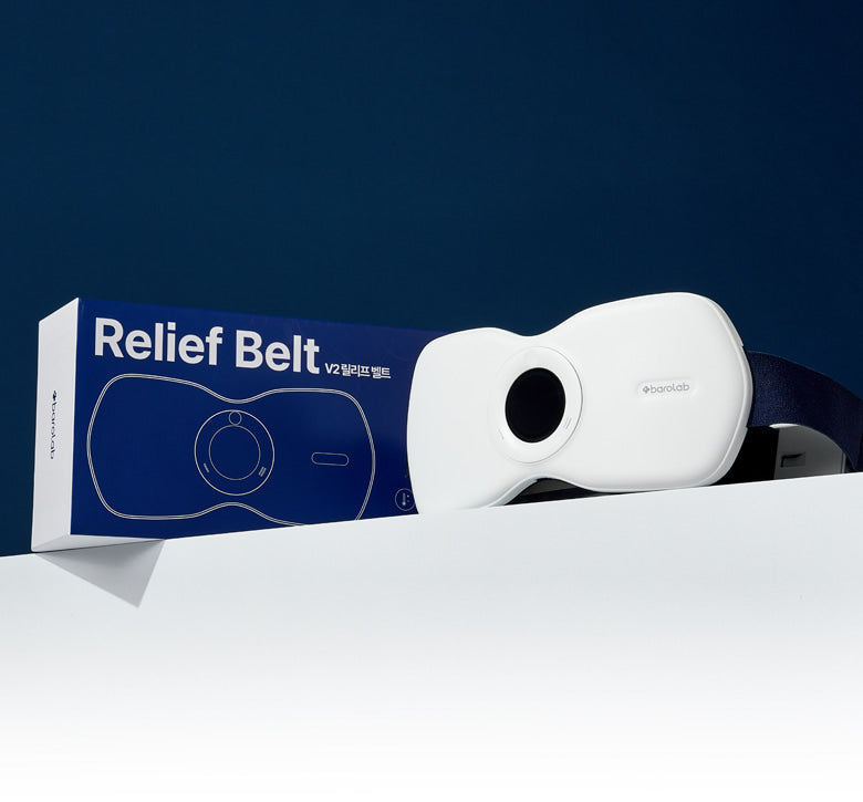 BAROLAB Relief Belt V2 — device with original box