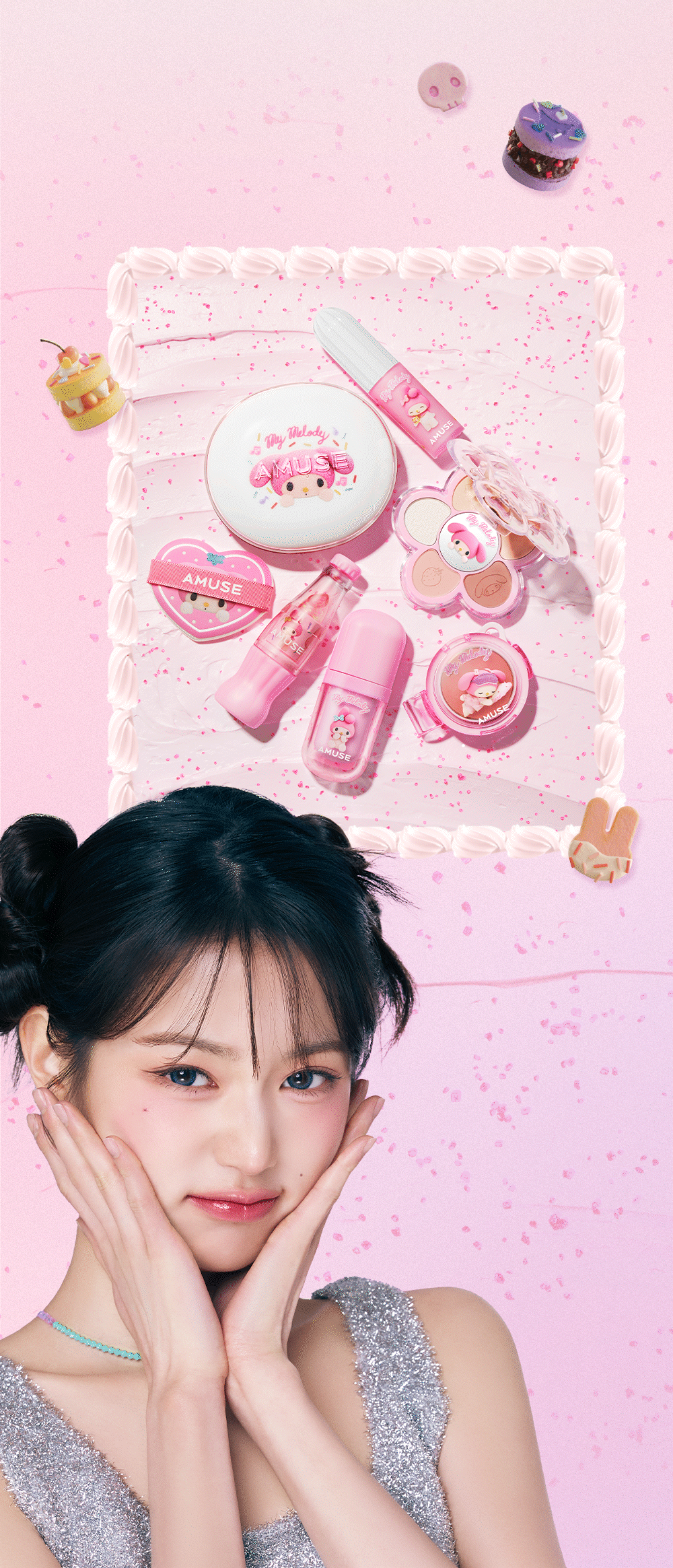AMUSE Bebe Tint (My Melody &amp; Kuromi Special Edition)