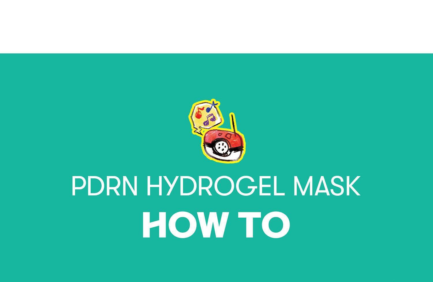 VT - PDRN Hydrogel Mask 4ea + Sticker (Pokémon Collaboration)
