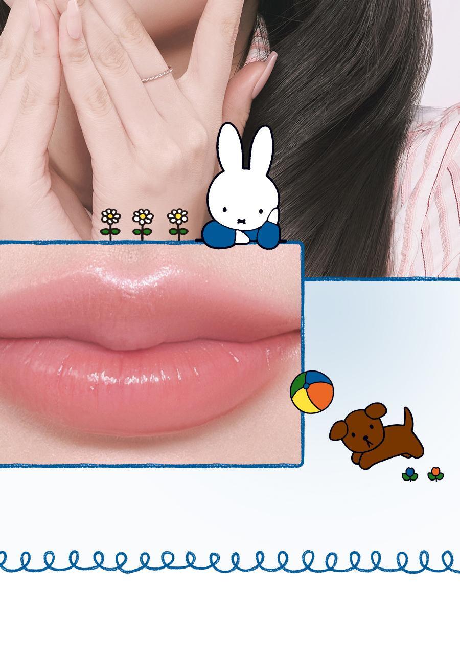 rom&amp;nd X Miffy - Brush Set (5EA) + Tin Case
