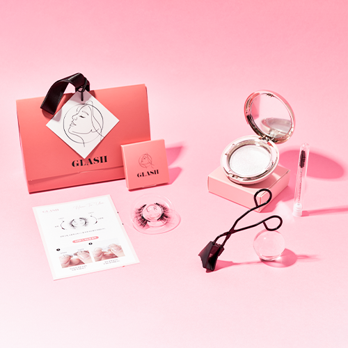 GLASH - 3 Seconds Magnetic Eyelash + Eyelash Applicator Set