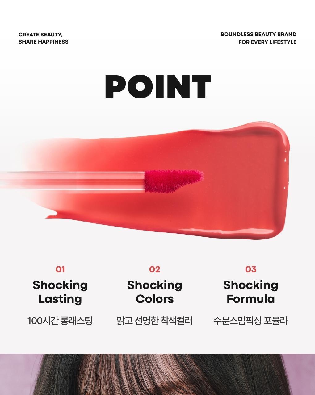 TONYMOLY - Perfect Lips Shocking Lip (22 Colors) (LIZ Pick)