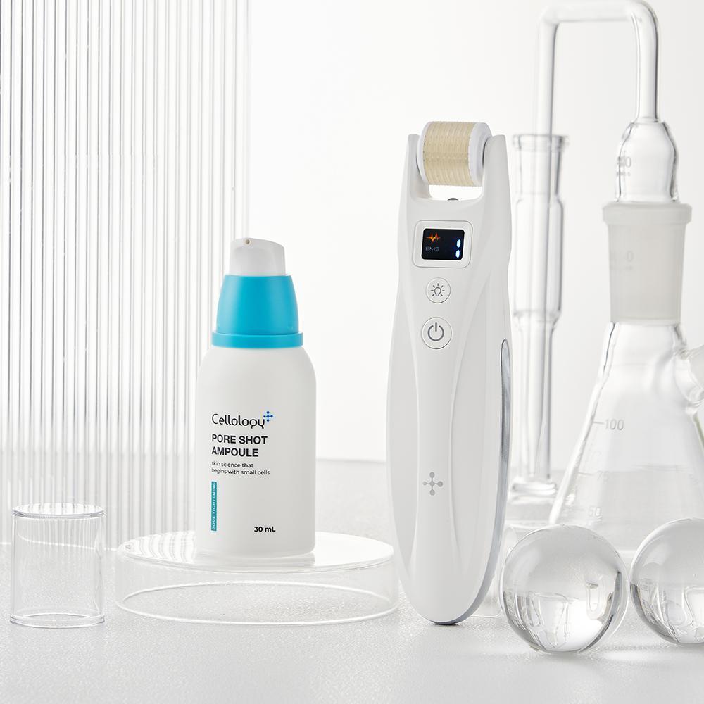 Cellology Pore Shot MTS roller and Pore Shot Ampoule 30 ml