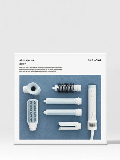 CHAHONG Air Styler 2.0 packaging for the Blue variant.