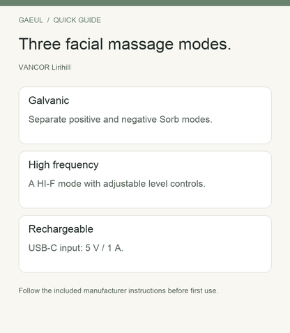 VANCOR Lirihill — functional overview
