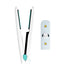 ROYCHE Pochacco wireless mini flat iron and matching silicone safety cap.