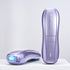 Purple Ulike Sapphire Cooling X2 IPL hair removal device, control face and contact window.