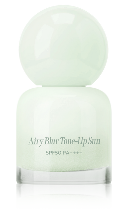 LIME Airy Blur Tone-Up Sun bottle in Airy Mint.
