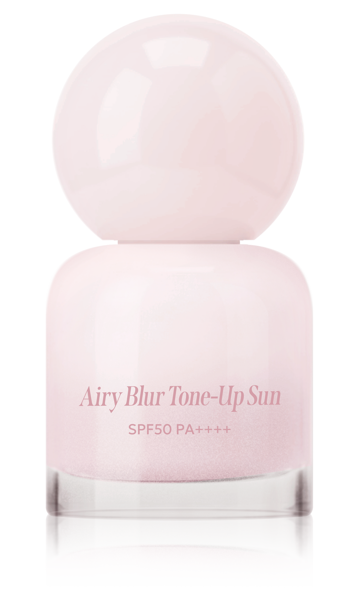 LIME Airy Blur Tone-Up Sun bottle in Soft Pink.
