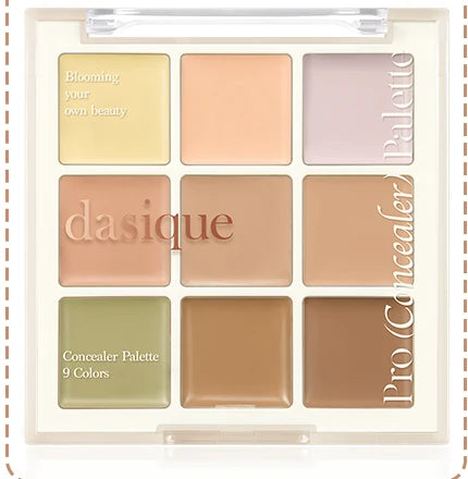 dasique Pro Concealer Palette02 Medium Cover with nine pans