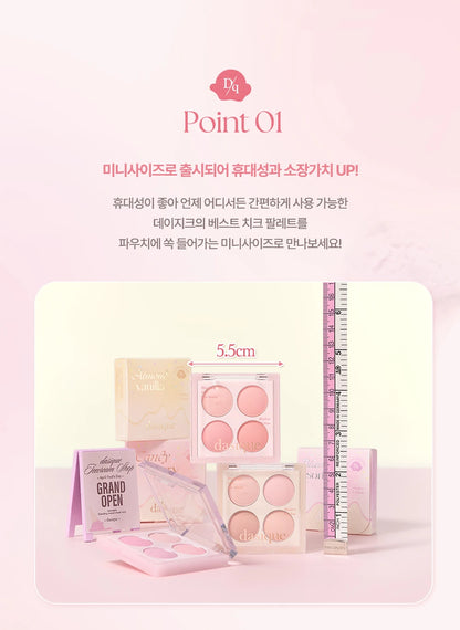 Manufacturer ruler confirms5.5cm Mini Blending Mood Cheek case