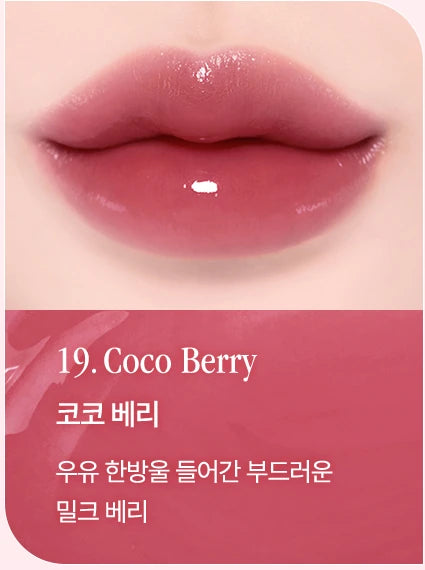 19 Coco Berry complete labeled Chewing Glow Pot shade card