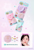 Polly Pocket Little Shadow kit range: one chosen four-pan palette with two care-patch sheets and a tin case