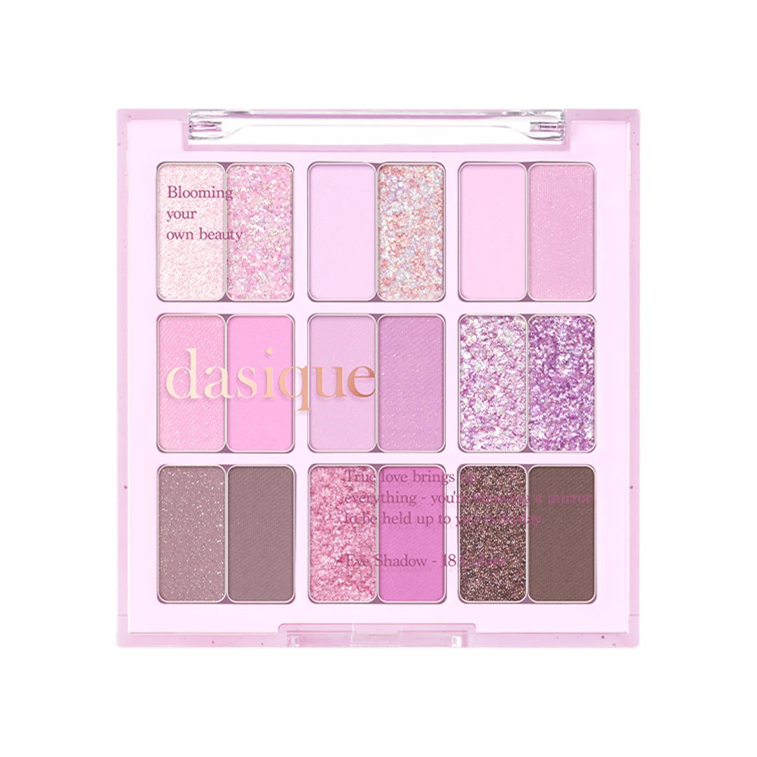 Dasique 18 Berry Smoothie physical palette with eighteen narrow pans