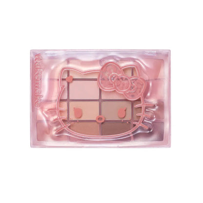 32 Peach Sandy Blurring exact warm palette in closed Hello Kitty case