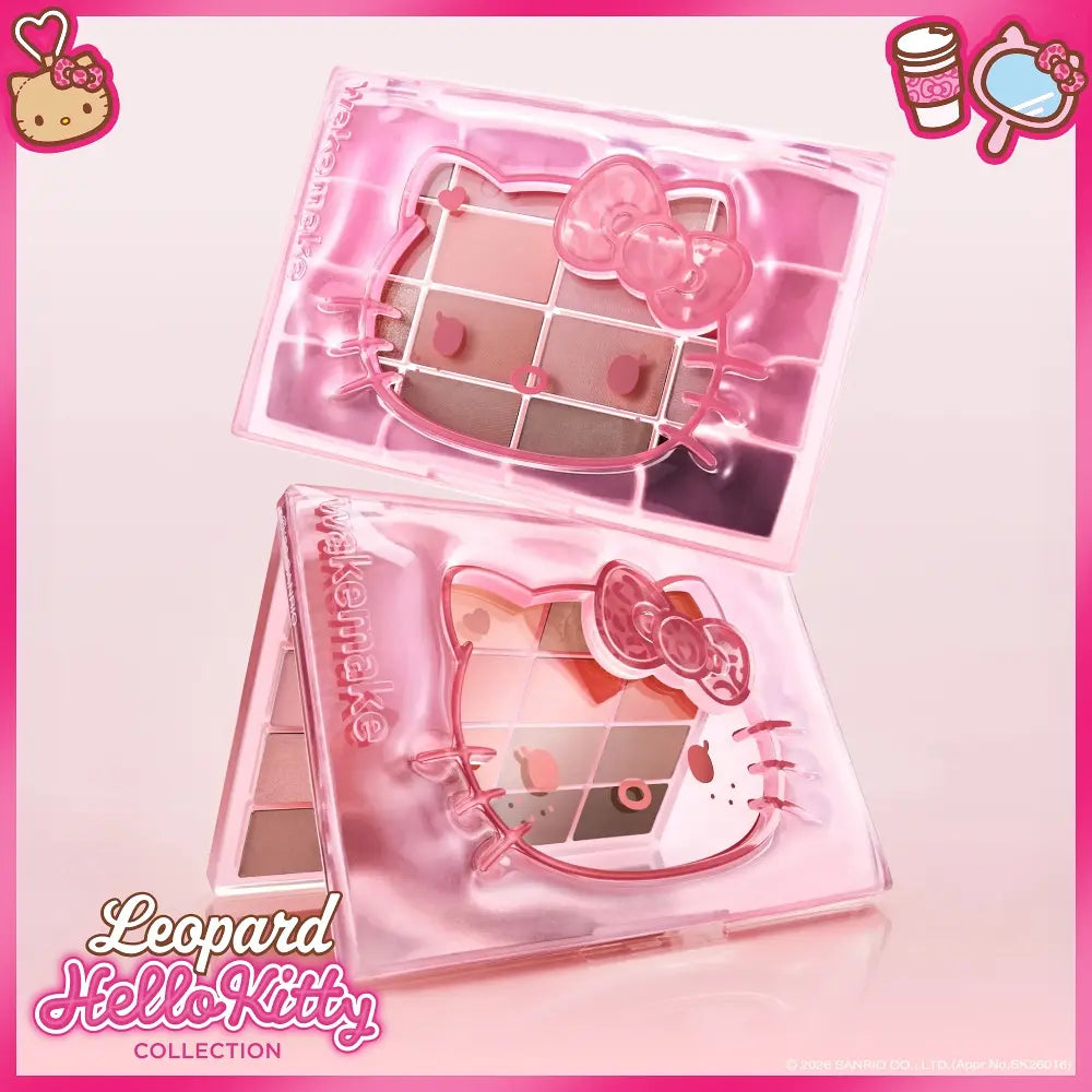 Actual two licensed palettes for shade comparison:Pink Like andPeach Sandy; one selected palette supplied