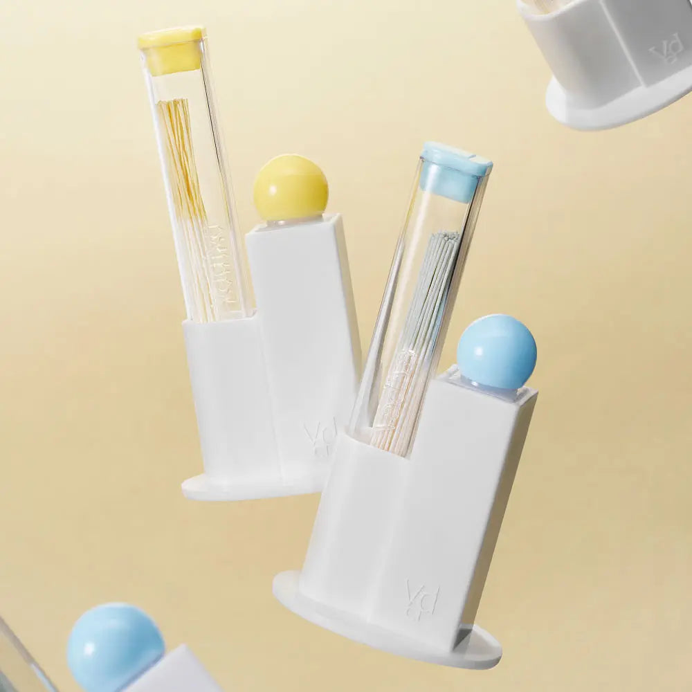 Vadiva blue Regular and yellow Thin ear-piercing-hole cleaner kits shown for comparison; one selected kit supplied