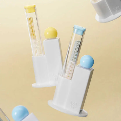 Vadiva blue Regular and yellow Thin ear-piercing-hole cleaner kits shown for comparison; one selected kit supplied
