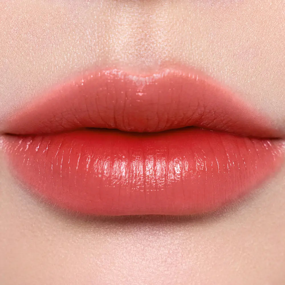 3CE Misty Lip Bare SUN PAUSE lip colour result.