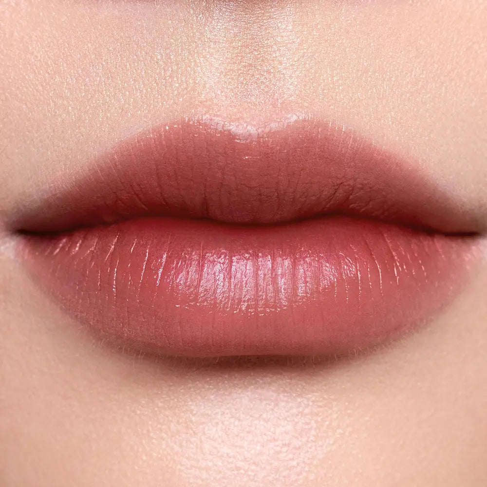 3CE Misty Lip Bare EARLIER lip colour result.
