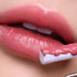 3CE Lazy Pop Lip Stain Rosy Promise lip colour result.
