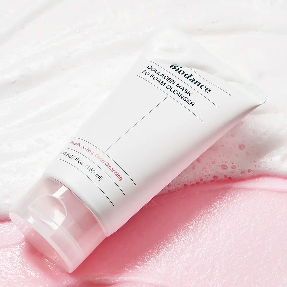 Biodance Collagen Mask to Foam Cleanser texture detail