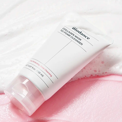 Biodance Collagen Mask to Foam Cleanser texture detail