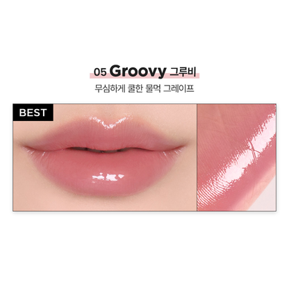 WAKEMAKE Lasting Glow Stick 05 Groovy manufacturer lip and arm color swatch